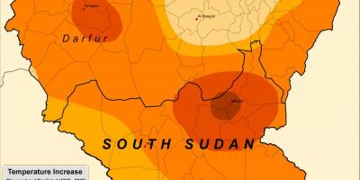 خريطة السودان المناخ