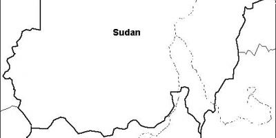 خريطة السودان فارغة